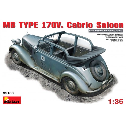 1/35 MiniArt MB Type 170V Cabrio Saloon 35103